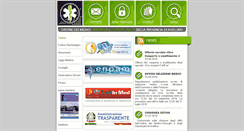 Desktop Screenshot of ordinemedici-avellino.it